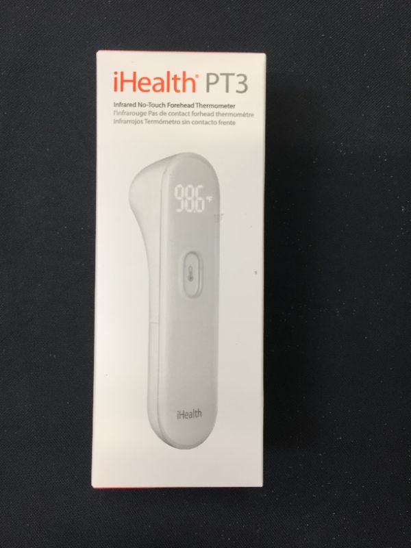 Photo 1 of iHealth Infrared No-Touch Forehead Thermometer
