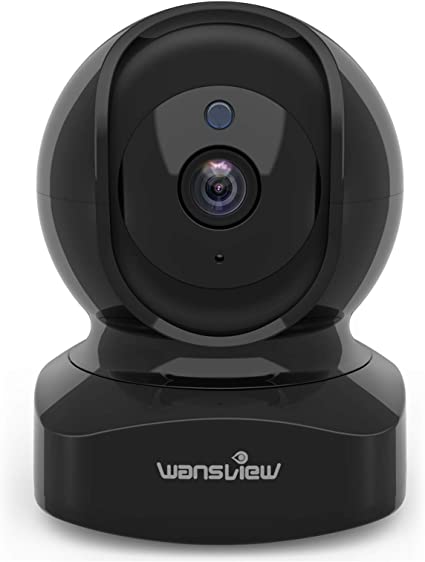 Photo 1 of wansview Wireless Security Camera, IP Camera 1080P HD, WiFi Home Indoor Camera for Baby/Pet/Nanny, Motion Detection, 2 Way Audio Night Vision, Works with Alexa, with TF Card Slot and Cloud