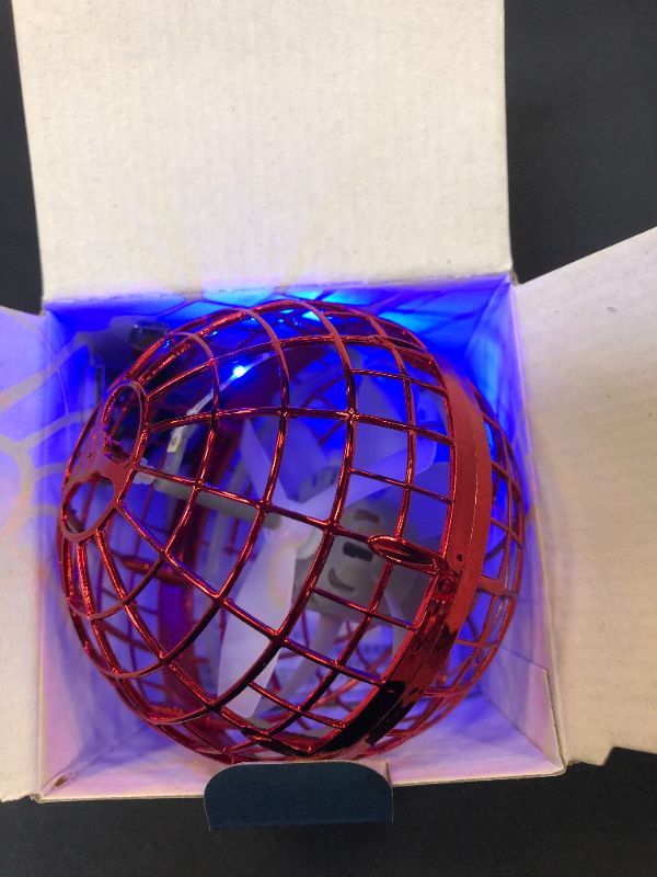 Photo 1 of BYUQDF - Flying Ball Toy, Flying Ball Toy, Hand Controlled Rotating Mini Drone, Fly Orb with 360° Rotating LED Light, Easter Gifts for Children and Adults
