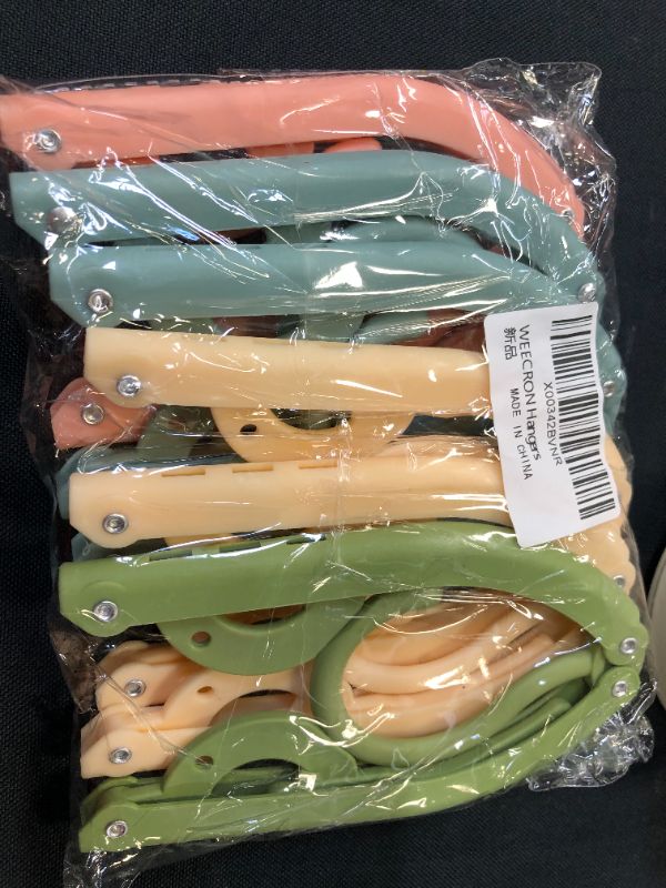 Photo 3 of WEECRON Clothes Hanger Plastic Hangers, 6 Pcs