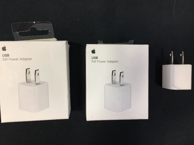 Photo 3 of Apple 5W USB Power Adapter-3 pack