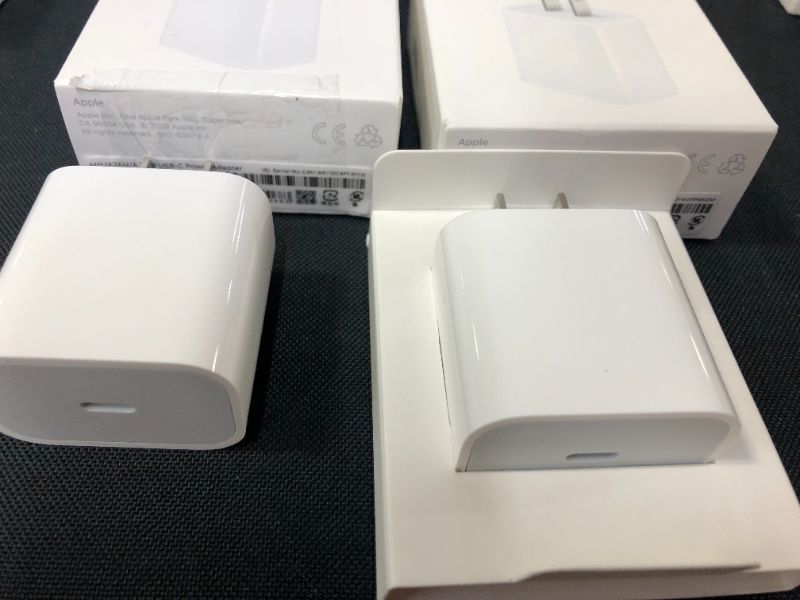 Photo 2 of Apple 20W USB-C Power Adapter  --2 pack