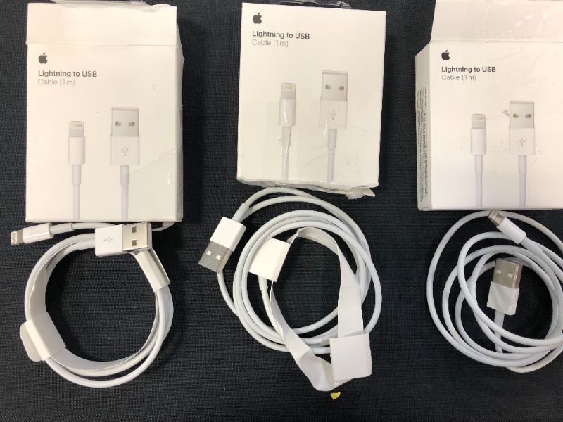 Photo 1 of Lightning to USB Cable 1M--3 pack
