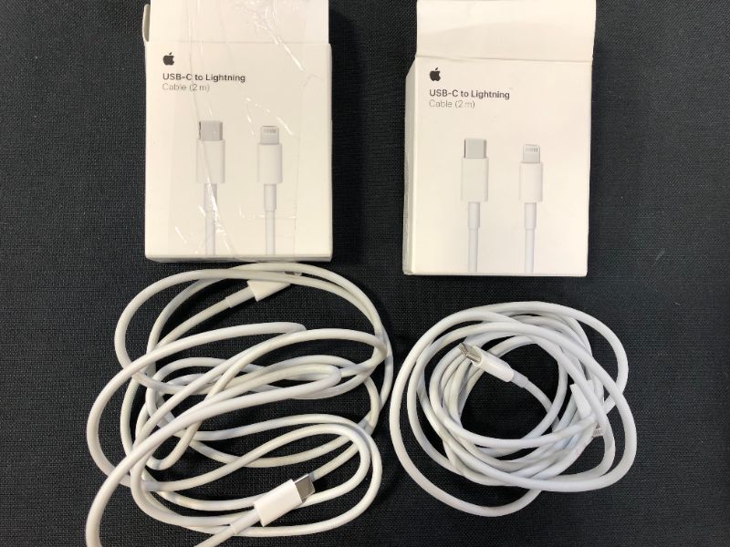 Photo 2 of Apple USB-C to Lightning Cable (2 m)--2 pack--