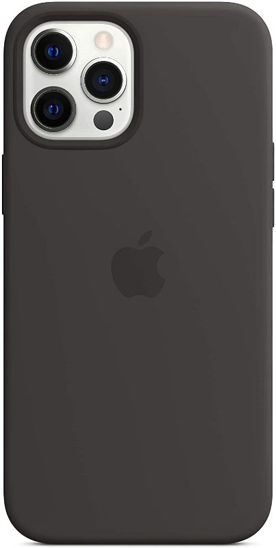 Photo 1 of Apple iPhone 12 Pro Max Silicone Case with MagSafe - Black
