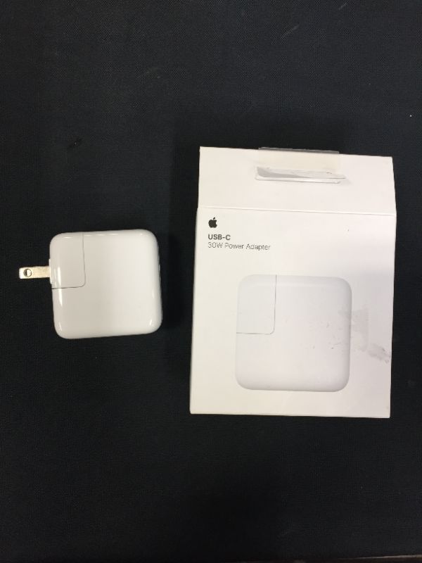 Photo 1 of Apple 30W USB-C Power Adapter