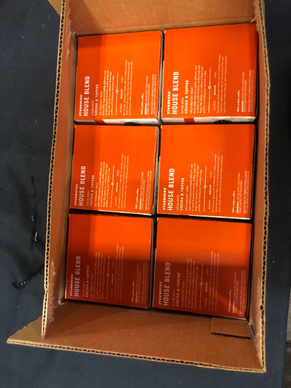 Photo 1 of Starbucks Medium Roast Coffee K-Cups with 2X Caffeine | Coffee Pods for Keurig Brewers | 6 Boxes (60 Pods TOTAL) --- BB 06 28 2022