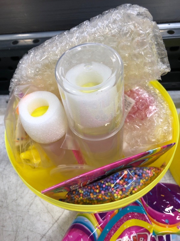 Photo 3 of GirlZone Rainbow Candy DIY Slime Kit, Amazing Slime Kit to Make Rainbow Slime and Cloud Slime, Awesome Girls Slime Making Kit & Sensory Toys for Kids
