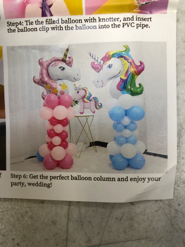 Photo 1 of BALLOON COLUMN KIT UNICORN 