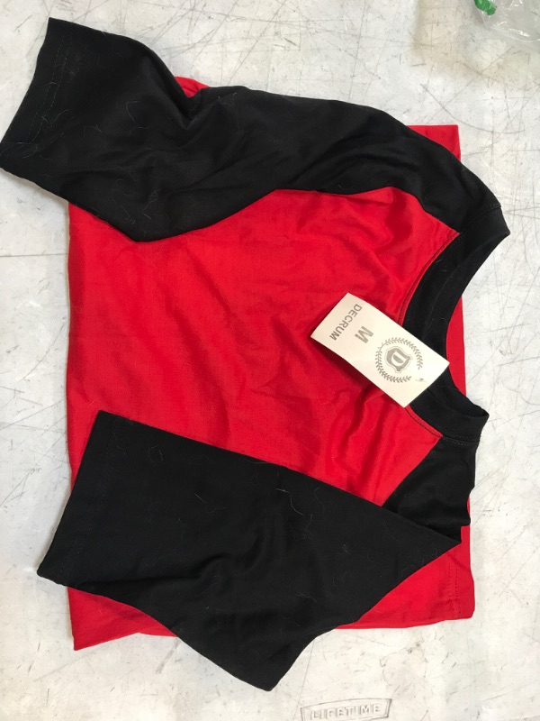 Photo 1 of DECRUM MEDIUM RED AND BLACK LONG SLEEVE 