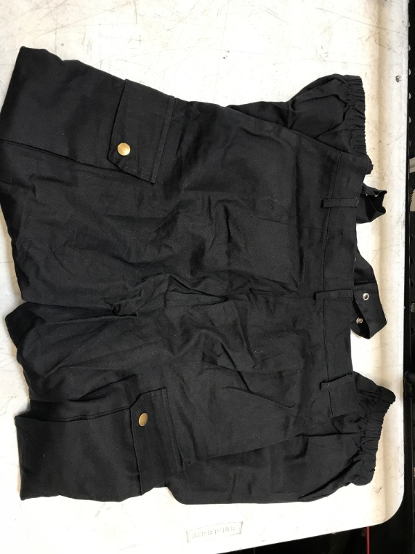 Photo 2 of BLACK CARGOS SIZE M WITH BELT 