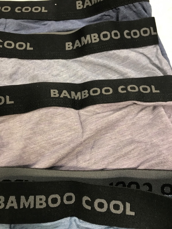 Photo 1 of BAMBOO COOL Men’s Underwear boxer briefs Soft Comfortable Bamboo Viscose Underwear Trunks 4 SIZE XXXL
