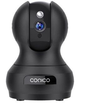 Photo 1 of Conico Indoor Camera,1080P Pan/Tilt Baby Monitor with Camera and Audio, Pet Camera with Motion Detection,Two-Way Audio,Night Vision,Cloud and Local Storage,WiFi Camera
