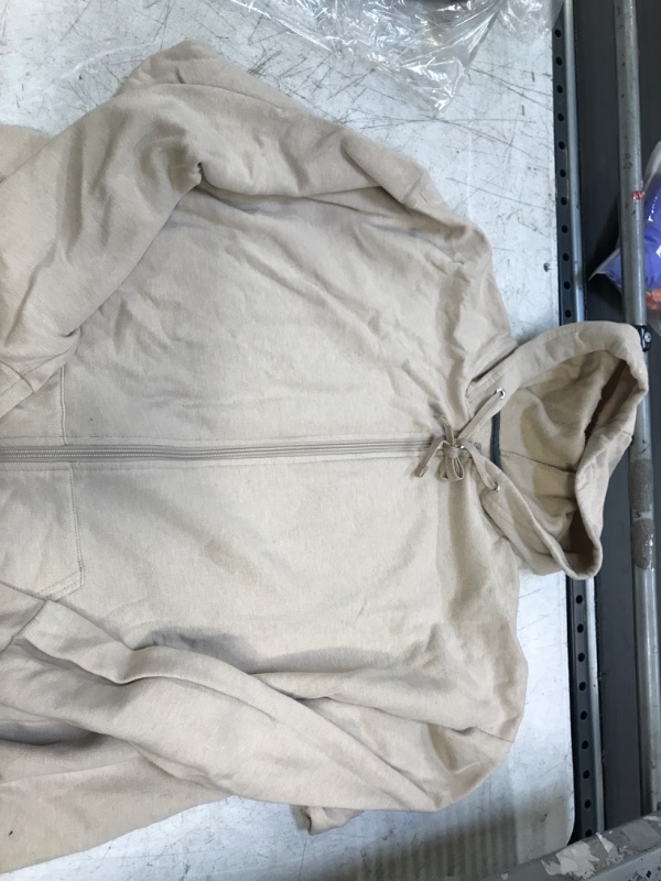 Photo 1 of FRUIT OF THE LOOM TAN HOODIE 2XL 