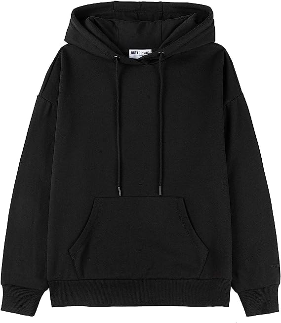 Photo 1 of BETTERCHIC Women's Casual Hooded Sweatshirt Soft Brushed Fleece Pullover Hoodie Size 3XL