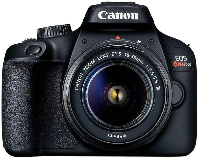 Photo 1 of Canon EOS Rebel T100 / 4000D DSLR Camera (w/ 18-55 III)
