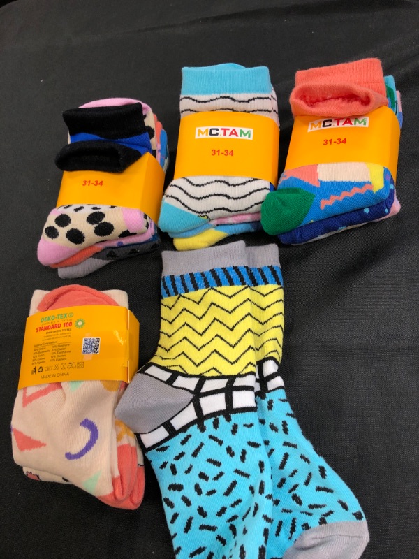 Photo 2 of MC.TAM Boys & Girls Socks 12Pairs Coton 7-8 Years Fv007