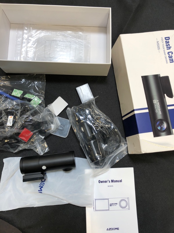 Photo 1 of AZDOME 4K Dash Cam Front and Rear, Built in 5G WiFi & GPS & Voice Control M300S Dual Dashcams for Cars, Car Camera with UHD 2160P, Night Vision, WDR, G-Sensor, Parking Monitor, 64GB SD Card Included