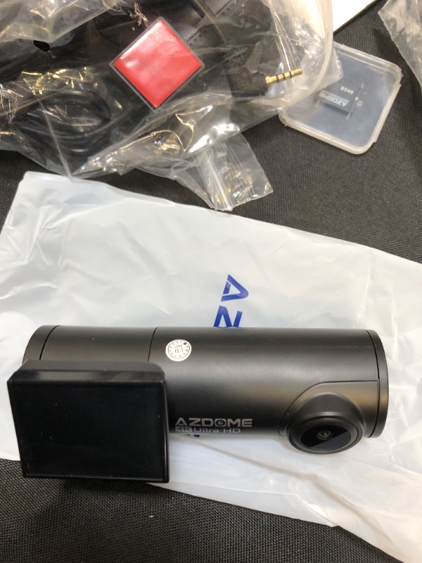Photo 1 of AZDOME 4K Dash Cam Front and Rear, Built in 5G WiFi & GPS & Voice Control M300S Dual Dashcams for Cars, Car Camera with UHD 2160P, Night Vision, WDR, G-Sensor, Parking Monitor, 64GB SD Card Included