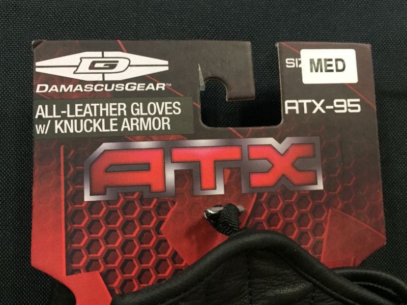 Photo 2 of ATX95 All-Leather Gloves color black size medium 