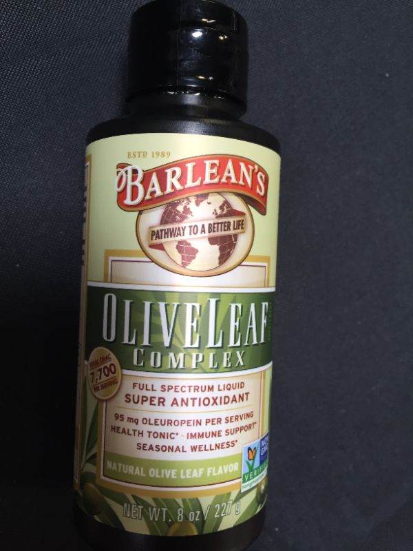 Photo 2 of Barlean's Organic Oils - Olive Leaf Complex 227 g

