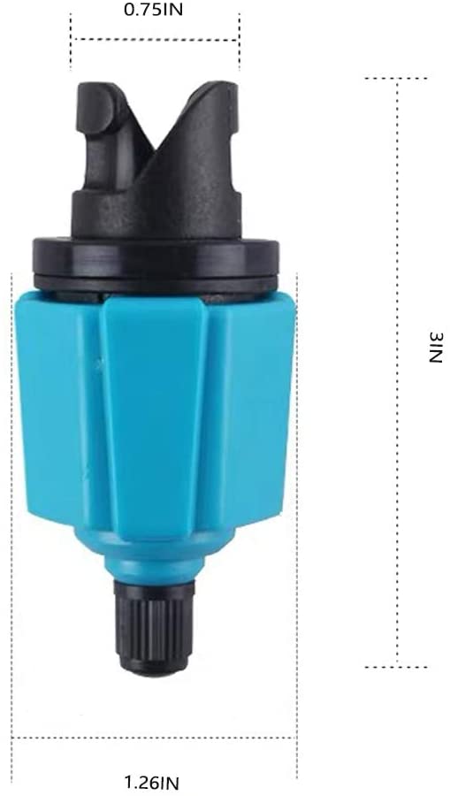 Photo 1 of  Inflatable SUP Pump Adaptor Compressor Paddle Board Pump Adapter, SUP Valve Adapter Connector Conventional Air Pump Adapter for Stand Up Paddle Board & Dinghy,Inflatable Boat Air Valve Adapter 2 count 
