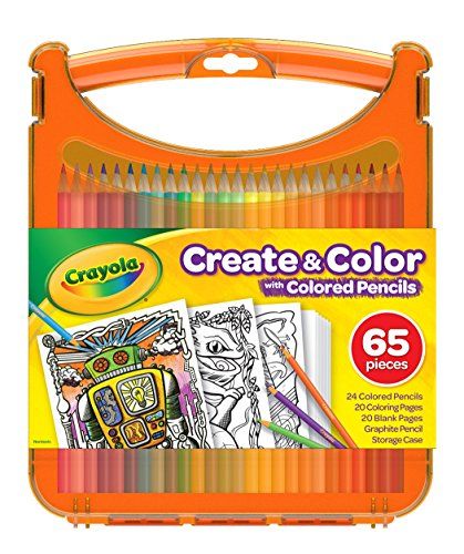 Photo 1 of Crayola Create & Color with Colored Pencils, Travel Art Set