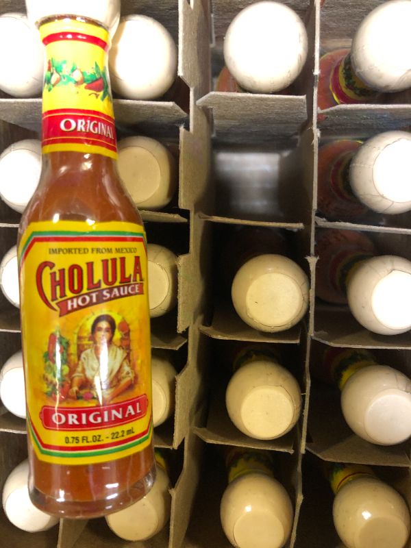 Photo 1 of Cholula Original Hot Sauce 0.75 fl oz Multipack, 48 count--June 2022 best by 
