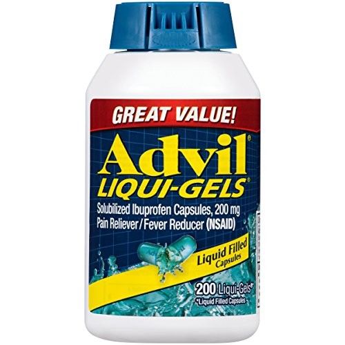 Photo 1 of Advil Pain Reliever/Fever Reducer, 200mg Solubilized Ibuprofen (200-Count Liqui-Gel Capsules)

