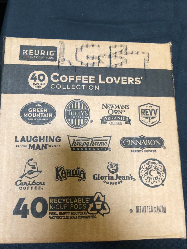Photo 1 of Coffee Lovers' Collection Variety Pack Keurig K-Cup Pod Sampler, 40 Count--best by Feb 2022
