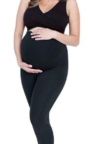 Photo 1 of Activewear Maternity Leggings. Soft & Breathable Full Length Maternity Pants. Adjustable Waistband to Grow with Your Belly.
