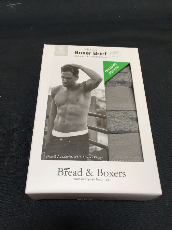 Photo 2 of Bread and Boxers Organic Cotton Stretch Boxer Briefs - 3 Pack 232