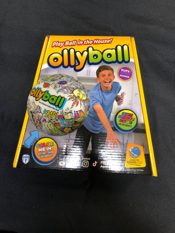 Photo 2 of Ollyball The Ultimate Indoor Play Ball color yourself Brand New TOTY Winner 2019 FACTORY SEALED
