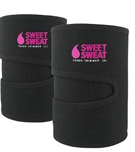 Photo 1 of Sports Research Sweet Sweat Thigh Trimmers, Medium, Pink, 1 Pair
