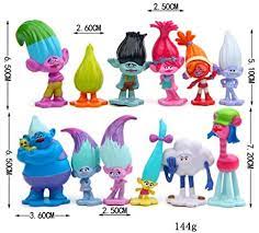 Photo 1 of 12pcs Trolls Toys, Mini Trolls Action Figures,Cake Toppers,Trolls Cake Tall 1.18"-2.76"(3-6cm)
