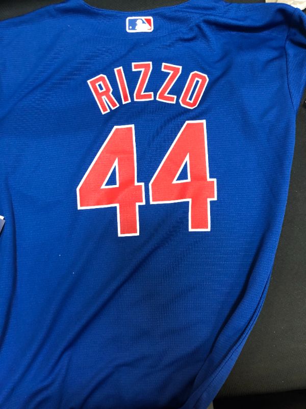 Photo 3 of Barcode for OuterStuff Anthony Rizzo Chicago Cubs MLB Boys Youth 8-20 Player Jersey
