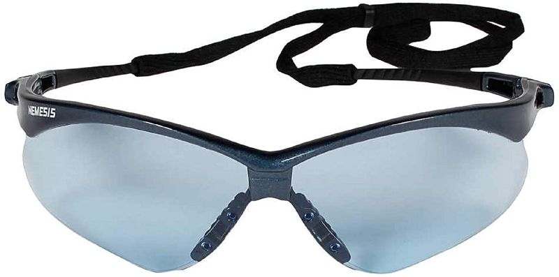 Photo 1 of KleenGuard V30 Nemesis Safety Glasses / Sunglasses, 19639 Light Blue Frame, Light Blue Lens

