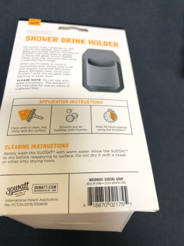 Photo 1 of 30 Watt SUDSKI Beer Can Holder Shower Caddy Silicone 1 pk