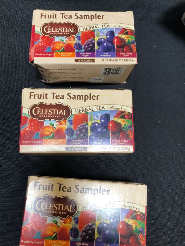 Photo 2 of Celestial Seasonings Fruit Tea Sampler, 18 ct--bb June 2023

