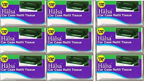 Photo 1 of (Ship from USA) 27 HALSA Refill Tissues for Tempo Car Visor Tissue Holder
