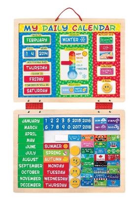 Photo 1 of Melissa & Doug My First Daily Magnetic Calendar

