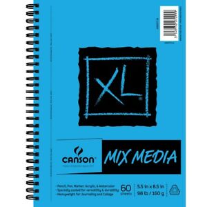 Photo 1 of Canson XL Series Mix Media Pad 5-1/2 x 8-1/2"
