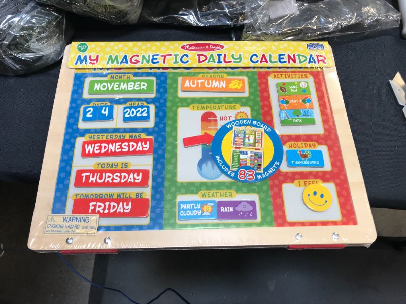 Photo 2 of Melissa & Doug My First Daily Magnetic Calendar
