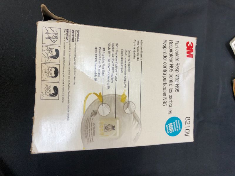 Photo 2 of MMM8210V - Particulate Respirator 8210V
10 pack