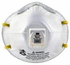Photo 1 of 3M Particulate Respirator 8210V, N95 Respiratory Protection 10 count
