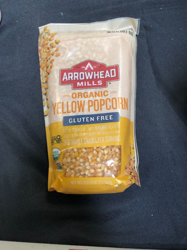 Photo 2 of Arrowhead Mills Organic Yellow Popcorn - 28 oz
BB: 4/22