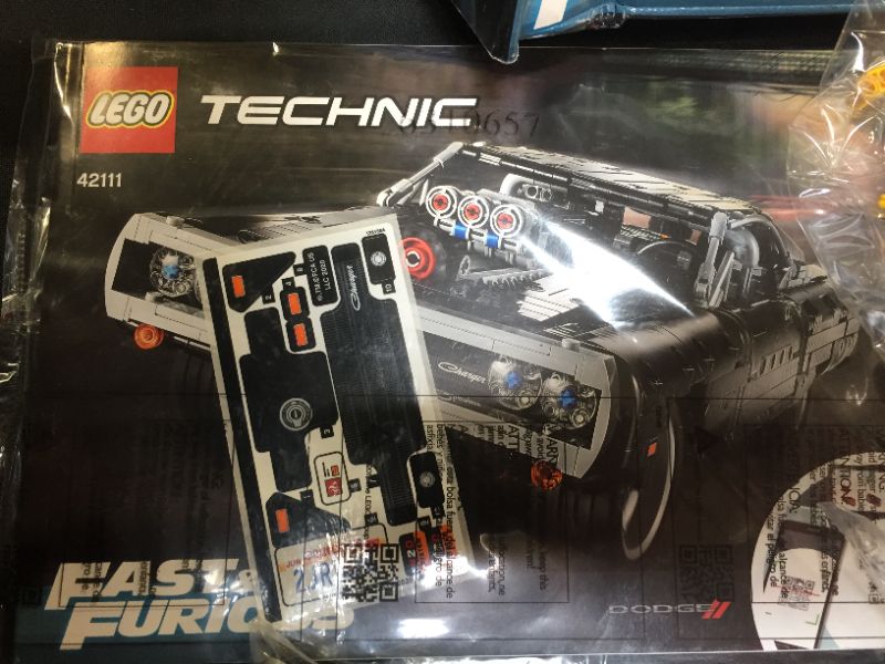 Photo 3 of LEGO Technic Fast & Furious Dom’s Dodge Charger 42111 Race Car Toy Building Set (1077 Pieces)
