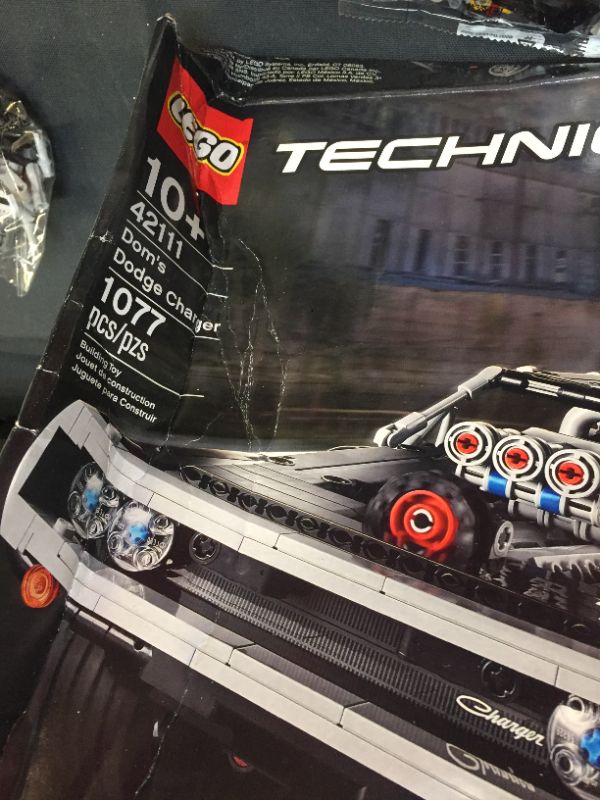 Photo 5 of LEGO Technic Fast & Furious Dom’s Dodge Charger 42111 Race Car Toy Building Set (1077 Pieces)
