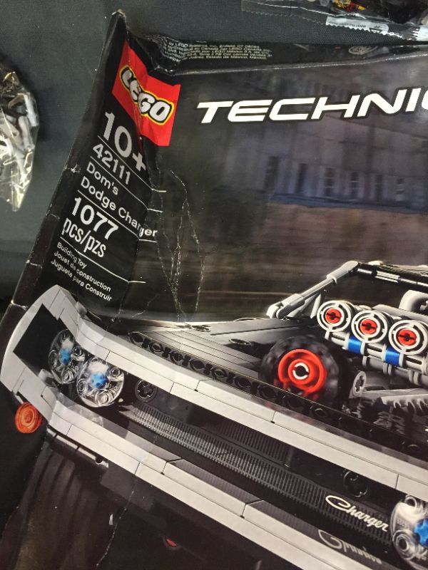Photo 1 of LEGO Technic Fast & Furious Dom’s Dodge Charger 42111 Race Car Toy Building Set (1077 Pieces)

