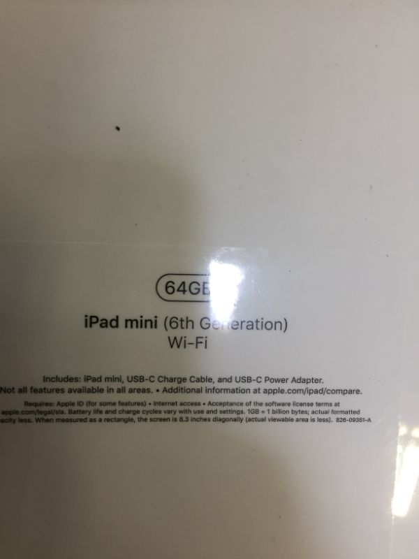 Photo 3 of 2021 Apple iPad Mini (Wi-Fi, 64GB) - Space Gray
